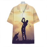 Pro Golf Swing Print Hawaiian Shirt