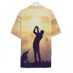 Pro Golf Swing Print Hawaiian Shirt