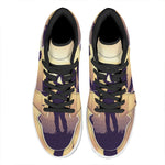 Pro Golf Swing Print High Top Leather Sneakers
