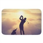 Pro Golf Swing Print Indoor Door Mat