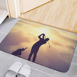 Pro Golf Swing Print Indoor Door Mat