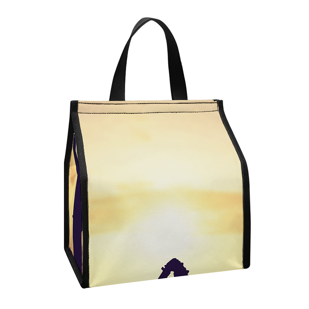 Pro Golf Swing Print Insulated Lunch Tote