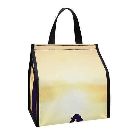 Pro Golf Swing Print Insulated Lunch Tote