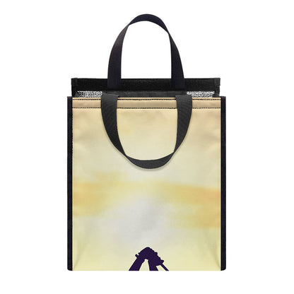 Pro Golf Swing Print Insulated Lunch Tote