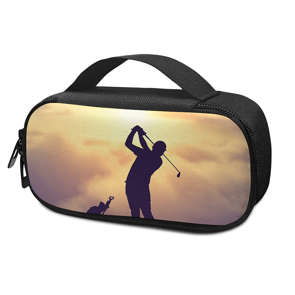 Pro Golf Swing Print Insulin Cooler Travel Case