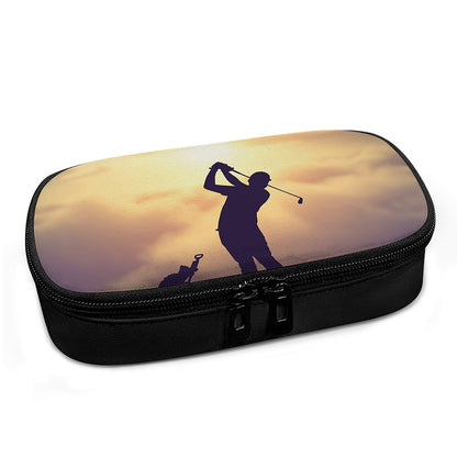 Pro Golf Swing Print Insulin Cooler Travel Case
