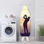 Pro Golf Swing Print Ironing Board Cover