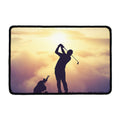 Pro Golf Swing Print Kitchen Mat