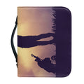 Pro Golf Swing Print Leather Bible Cover