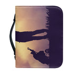 Pro Golf Swing Print Leather Bible Cover