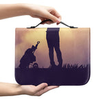 Pro Golf Swing Print Leather Bible Cover