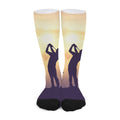 Pro Golf Swing Print Long Socks