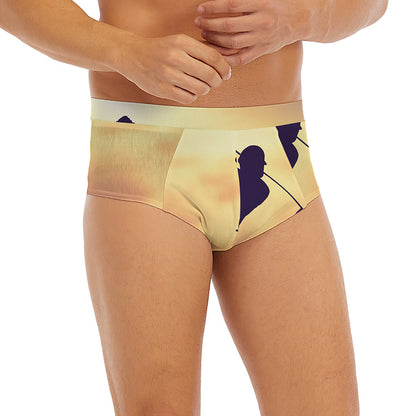 Pro Golf Swing Print Men's Briefs