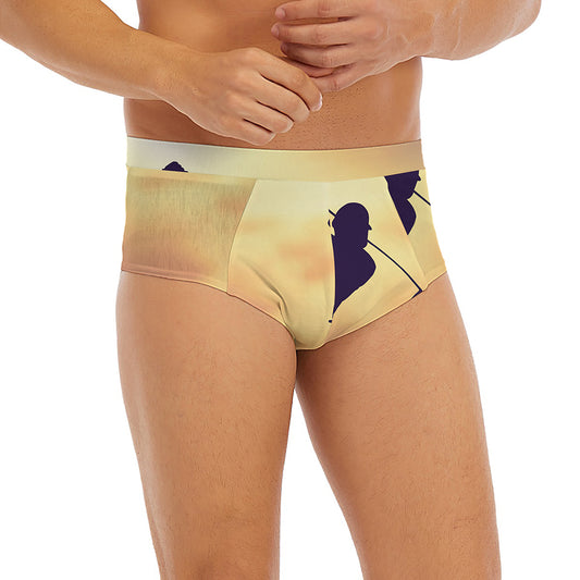 Pro Golf Swing Print Men's Briefs