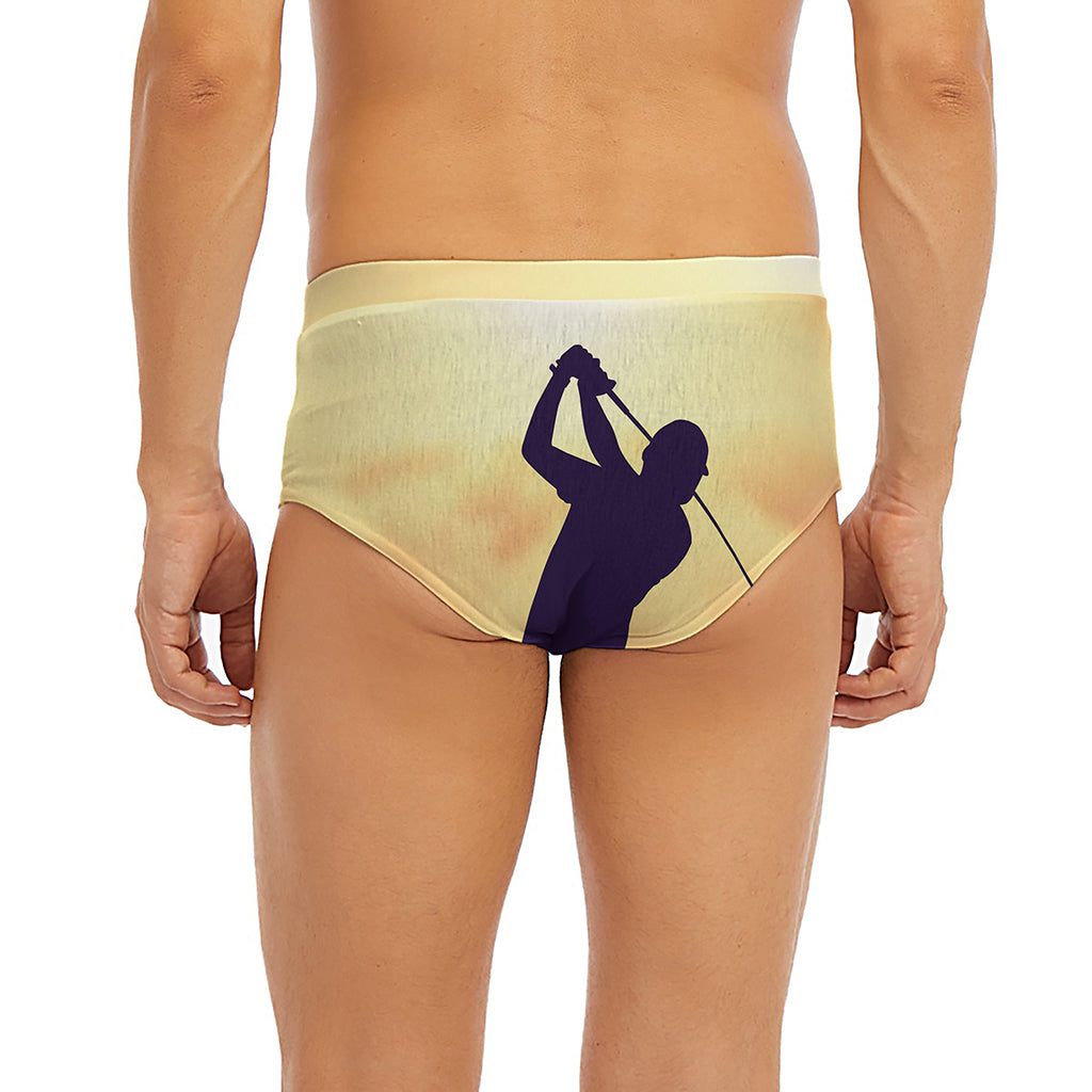 Pro Golf Swing Print Men's Briefs