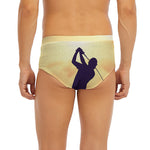 Pro Golf Swing Print Men's Briefs