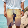 Pro Golf Swing Print Men's Cargo Shorts