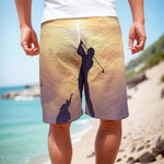 Pro Golf Swing Print Men's Cargo Shorts