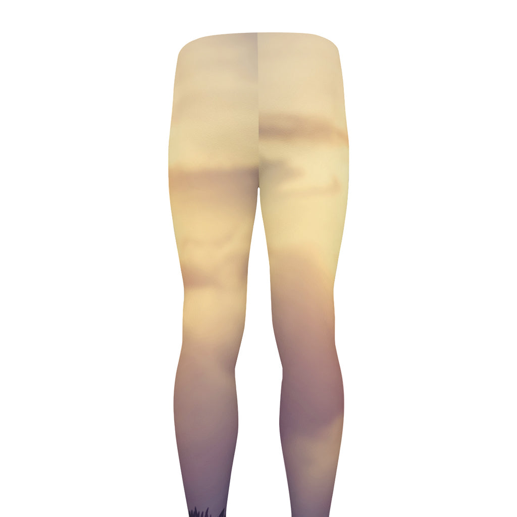Pro Golf Swing Print Men's leggings