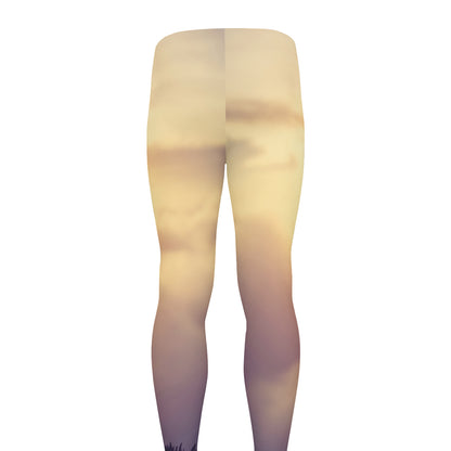 Pro Golf Swing Print Men's leggings
