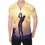 Pro Golf Swing Print Men's Shirt