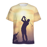 Pro Golf Swing Print Men's Sports T-Shirt