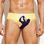 Pro Golf Swing Print Men's Swim Briefs