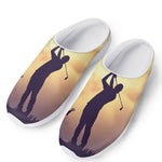 Pro Golf Swing Print Mesh Casual Shoes