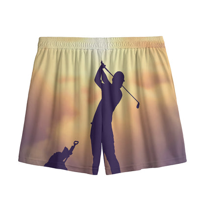Pro Golf Swing Print Mesh Shorts