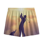 Pro Golf Swing Print Mesh Shorts