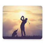 Pro Golf Swing Print Mouse Pad