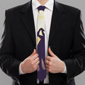 Pro Golf Swing Print Necktie
