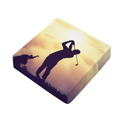 Pro Golf Swing Print Outdoor Seat Cushion Cover