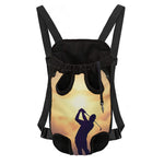Pro Golf Swing Print Pet Carrier Backpack