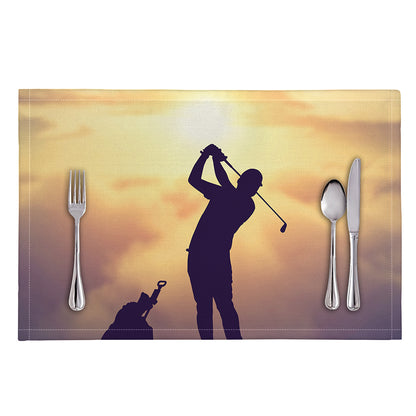 Pro Golf Swing Print Placemat