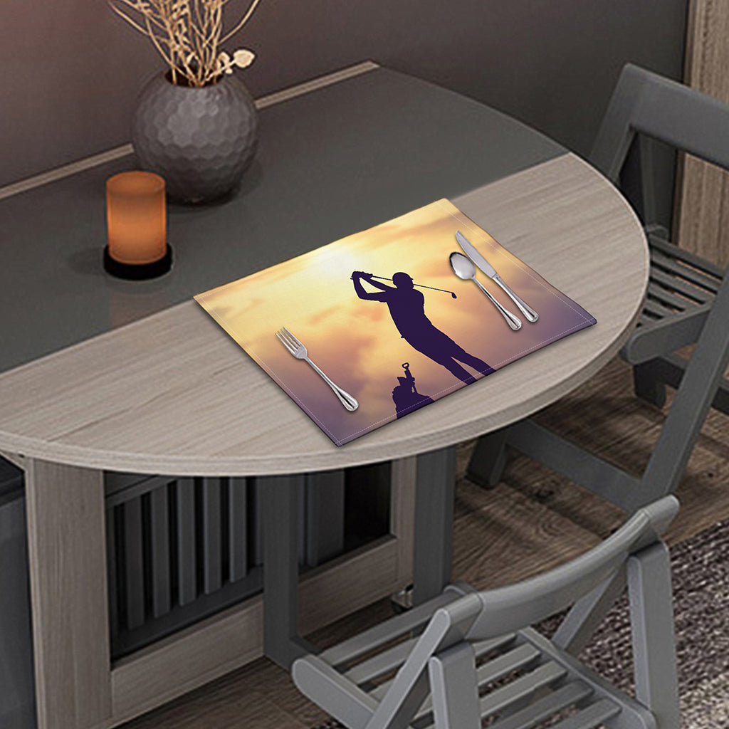 Pro Golf Swing Print Placemat
