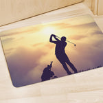 Pro Golf Swing Print Polyester Doormat