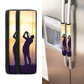 Pro Golf Swing Print Refrigerator Handle Covers
