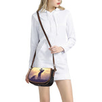 Pro Golf Swing Print Saddle Bag