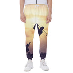 Pro Golf Swing Print Scuba Joggers