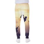 Pro Golf Swing Print Scuba Joggers