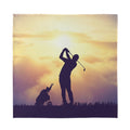 Pro Golf Swing Print Silk Bandana