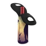Pro Golf Swing Print Single Neoprene Wine Tote