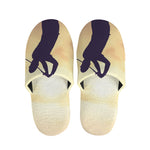 Pro Golf Swing Print Slippers