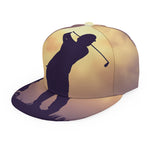 Pro Golf Swing Print Snapback Cap