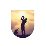 Pro Golf Swing Print Toilet Lid Cover
