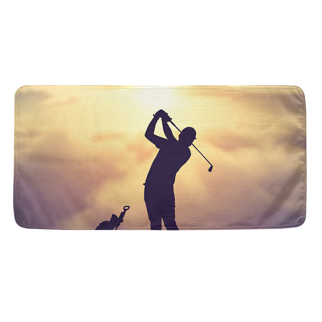 Pro Golf Swing Print Towel