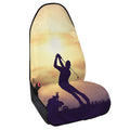 Pro Golf Swing Print Waterproof Car Seat Cover