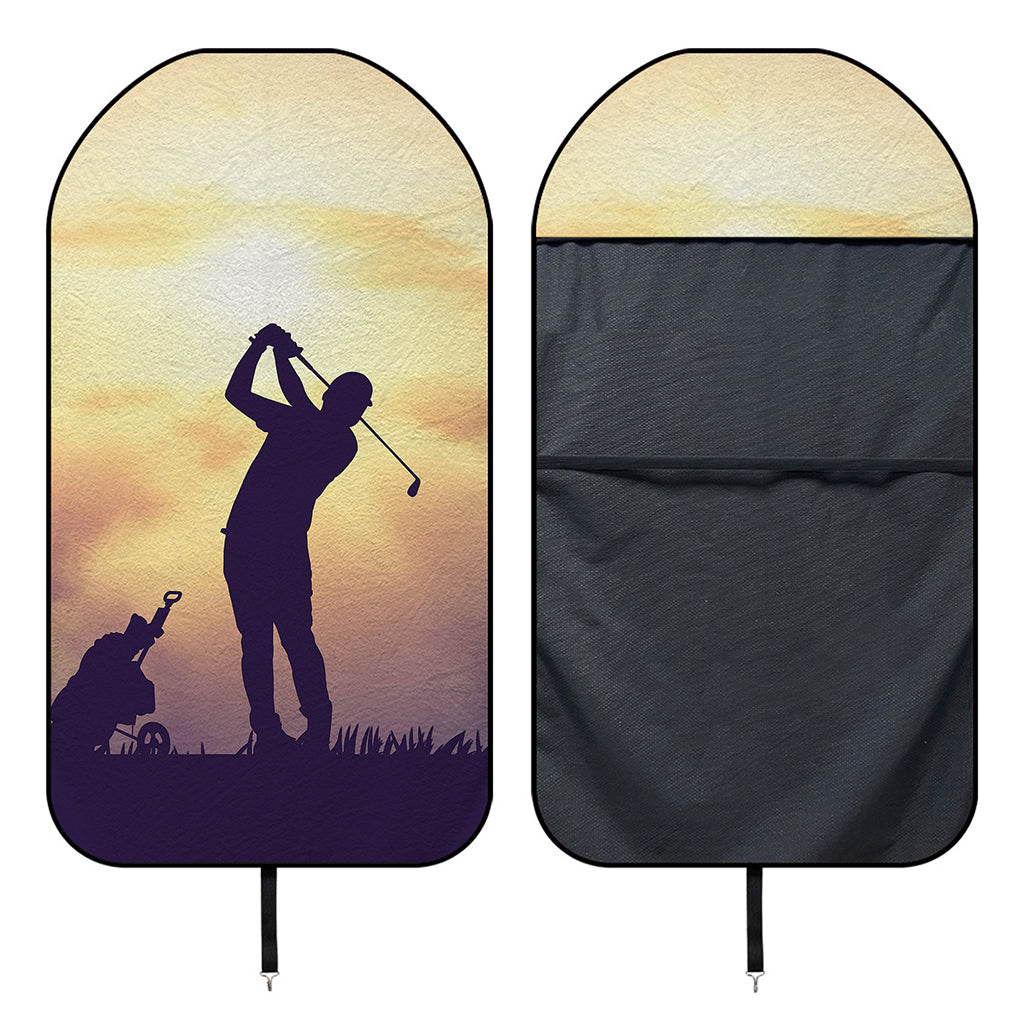 Pro Golf Swing Print Waterproof Car Seat Cover