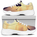 Pro Golf Swing Print White Chunky Shoes